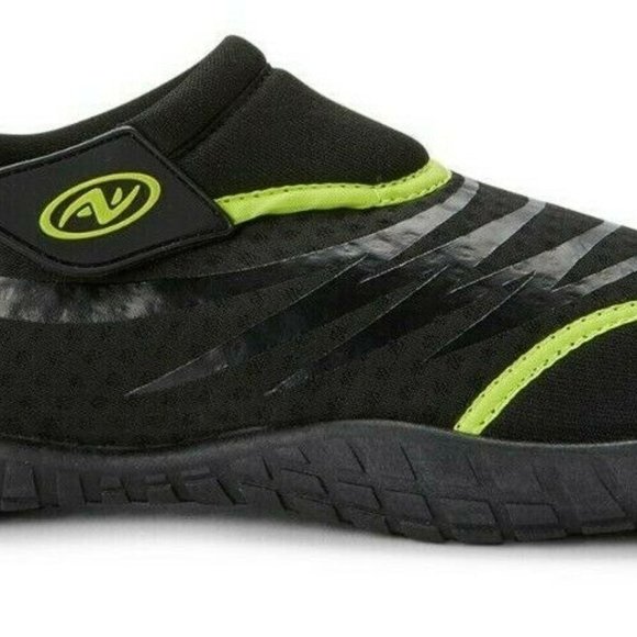 Athletic Works Men's Water Shoes Black Pool Shoes Beach 13-14 - Picture 5 of 7